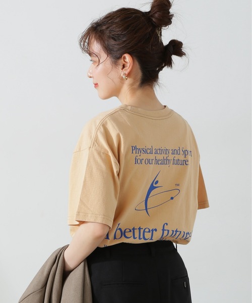 Russell Athletic（ラッセルアスレティック）の「◆【RUSSELL ATHLETIC】Graphic Tシャツ（Tシャツ/カットソー・レディース・ライトイエロー/オフホワイト/オレンジ・MEDIUM）」の15枚目の写真