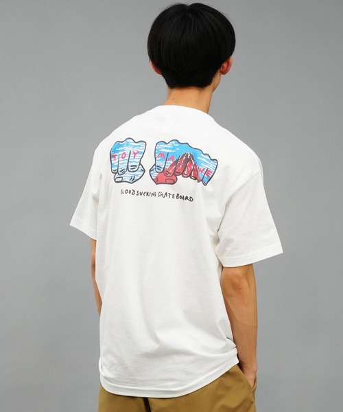 TOY　MACHINE（トイ　マシーン）の「【ムラサキスポーツ限定】TOY MACHINE/トイマシーン 半袖Tシャツ バックプリント MTMSEST22（Tシャツ/カットソー・メンズ・ブラック/ホワイト・M/L/XL）」の21枚目の写真