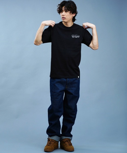 TOY　MACHINE（トイ　マシーン）の「【ムラサキスポーツ限定】TOY MACHINE/トイマシーン 半袖Tシャツ バックプリント MTMSEST22（Tシャツ/カットソー・メンズ・ブラック/ホワイト・M/L/XL）」の14枚目の写真