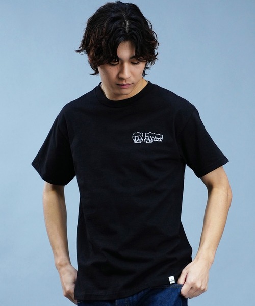 TOY　MACHINE（トイ　マシーン）の「【ムラサキスポーツ限定】TOY MACHINE/トイマシーン 半袖Tシャツ バックプリント MTMSEST22（Tシャツ/カットソー・メンズ・ブラック/ホワイト・M/L/XL）」の9枚目の写真