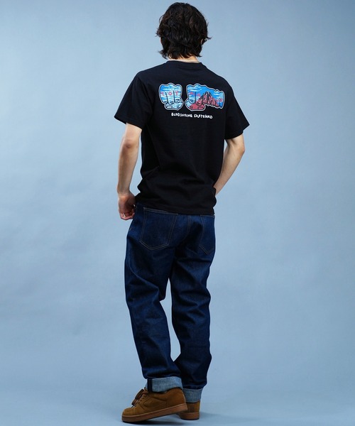 TOY　MACHINE（トイ　マシーン）の「【ムラサキスポーツ限定】TOY MACHINE/トイマシーン 半袖Tシャツ バックプリント MTMSEST22（Tシャツ/カットソー・メンズ・ブラック/ホワイト・M/L/XL）」の16枚目の写真