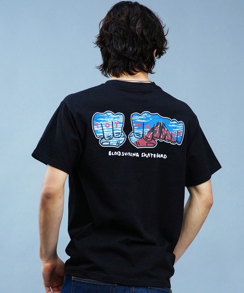 TOY　MACHINE（トイ　マシーン）の「【ムラサキスポーツ限定】TOY MACHINE/トイマシーン 半袖Tシャツ バックプリント MTMSEST22（Tシャツ/カットソー・メンズ・ブラック/ホワイト・M/L/XL）」の11枚目の写真