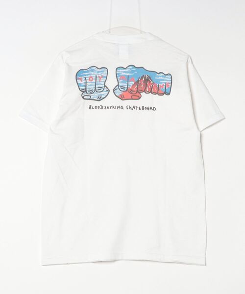 TOY　MACHINE（トイ　マシーン）の「【ムラサキスポーツ限定】TOY MACHINE/トイマシーン 半袖Tシャツ バックプリント MTMSEST22（Tシャツ/カットソー・メンズ・ブラック/ホワイト・M/L/XL）」の17枚目の写真