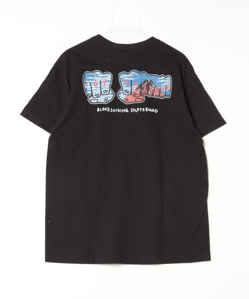 TOY　MACHINE（トイ　マシーン）の「【ムラサキスポーツ限定】TOY MACHINE/トイマシーン 半袖Tシャツ バックプリント MTMSEST22（Tシャツ/カットソー・メンズ・ブラック/ホワイト・M/L/XL）」の18枚目の写真