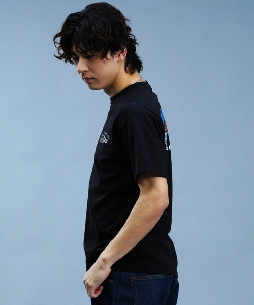 TOY　MACHINE（トイ　マシーン）の「【ムラサキスポーツ限定】TOY MACHINE/トイマシーン 半袖Tシャツ バックプリント MTMSEST22（Tシャツ/カットソー・メンズ・ブラック/ホワイト・M/L/XL）」の10枚目の写真