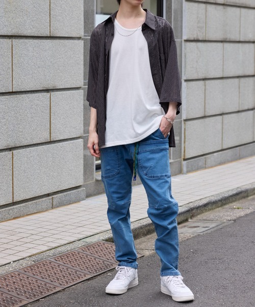 GERRY(ジェリー)の「【GERRY】ストレッチデニム、チノキャンプクライミングパンツ 077770(デニムパンツ・メンズ・ブルー/サックスブルー/カーキ/ブラック/ネイビー/ベージュ・S/M/L/LL)」の21枚目の写真
