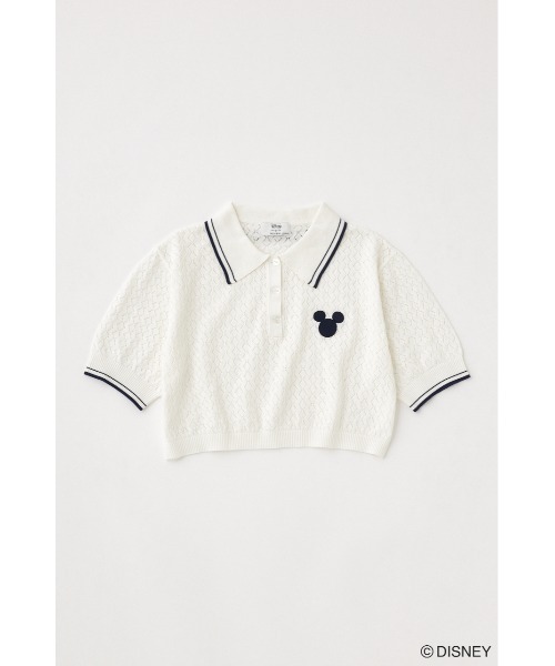 MD CROPPED ニット トップス（ニット/セーター）｜Disney SERIES CREATED by MOUSSY（ディズニーシリーズクリエイテッドバイマウジー）