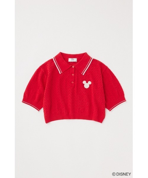 MD CROPPED ニット トップス（ニット/セーター）｜Disney SERIES CREATED by MOUSSY（ディズニーシリーズクリエイテッドバイマウジー）