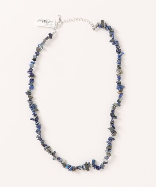 チャイハネ（チャイハネ）の「【チャイハネ】サザレーストーンネックレス（ネックレス・レディース・パープル/ライトピンク/ターコイズブルー/クリア/ダークブルー・FREE）」の2枚目の写真