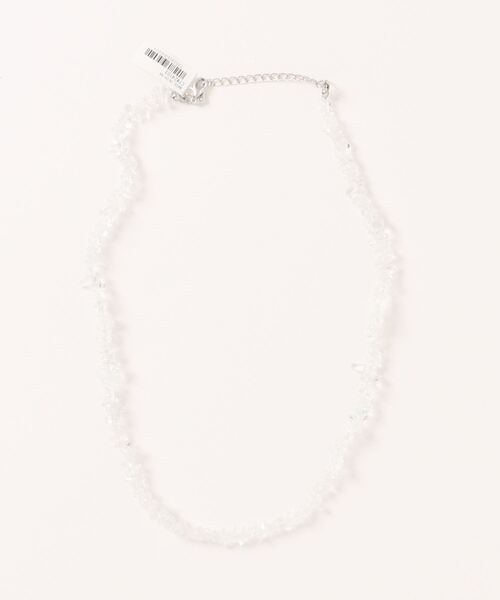 チャイハネ（チャイハネ）の「【チャイハネ】サザレーストーンネックレス（ネックレス・レディース・パープル/ライトピンク/ターコイズブルー/クリア/ダークブルー・FREE）」の5枚目の写真