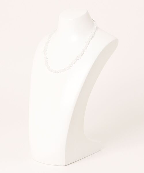 チャイハネ（チャイハネ）の「【チャイハネ】サザレーストーンネックレス（ネックレス・レディース・パープル/ライトピンク/ターコイズブルー/クリア/ダークブルー・FREE）」の6枚目の写真