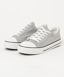 レースアップ キャンバス スニーカー Bracciano