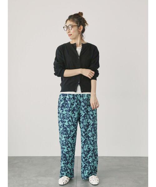 Lugnoncure（ルノンキュール）の「【UVカット】強撚コットンクルーカーディガン（カーディガン/ボレロ・レディース・ブラック/ブルー/グレー/オレンジ・F）」の15枚目の写真