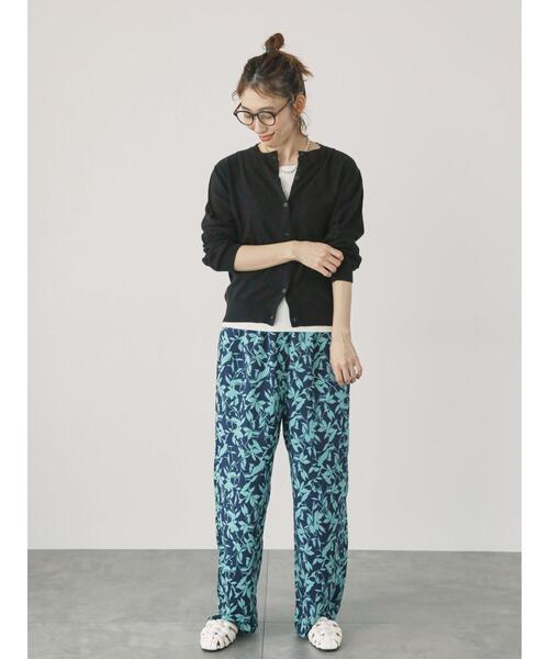 Lugnoncure（ルノンキュール）の「【UVカット】強撚コットンクルーカーディガン（カーディガン/ボレロ・レディース・ブラック/ブルー/グレー/オレンジ・F）」の16枚目の写真