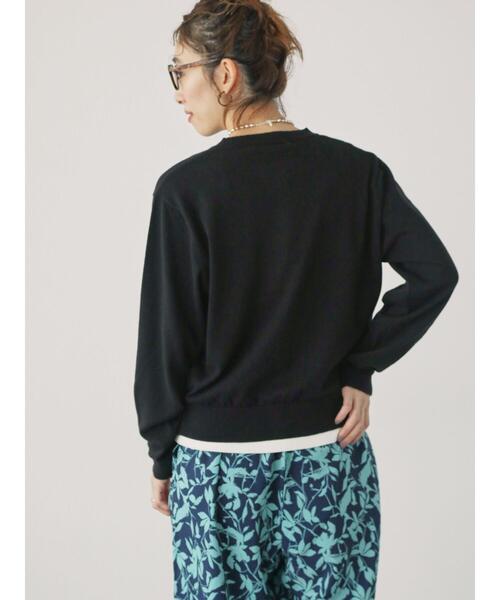 Lugnoncure（ルノンキュール）の「【UVカット】強撚コットンクルーカーディガン（カーディガン/ボレロ・レディース・ブラック/ブルー/グレー/オレンジ・F）」の19枚目の写真