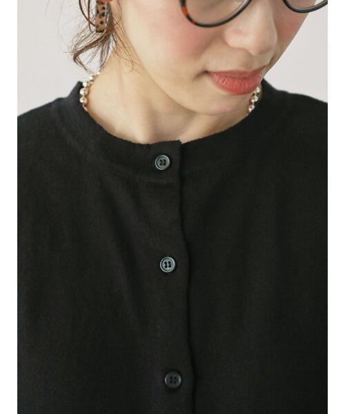 Lugnoncure（ルノンキュール）の「【UVカット】強撚コットンクルーカーディガン（カーディガン/ボレロ・レディース・ブラック/ブルー/グレー/オレンジ・F）」の21枚目の写真