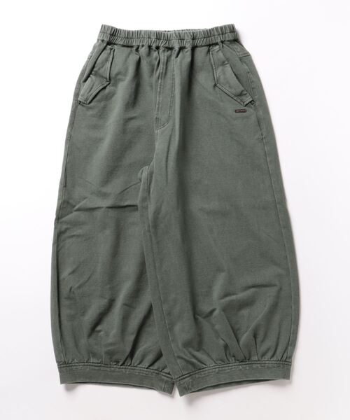 SUPER HAKKA(スーパーハッカ)の「カラーインレイデニムストレッチボリュームパンツ(デニムパンツ・レディース・ネイビー/マスタード/カーキ・M/S)」の2枚目の写真