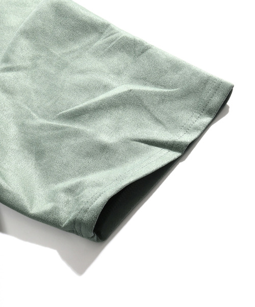 neos（ネオス）の「【neos】ルーズシルエット フェイクスウェード 薔薇 ローズ 刺繍 ロゴ ハーフスリーブ Tシャツ（Tシャツ/カットソー・メンズ・ブラック/ブラウン/グリーン・MEDIUM/LARGE/X-LARGE）」の21枚目の写真