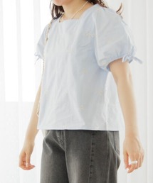 flower | リボンエンブロイダリーブラウス(シャツ/ブラウス)