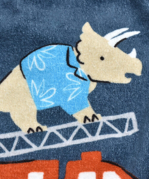 SLAP SLIP（スラップスリップ）の「恐竜人魚プリントラップタオル（スイムグッズ・キッズ・ブルー系その他/ネイビー・FREE）」の11枚目の写真