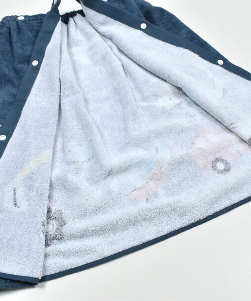 SLAP SLIP（スラップスリップ）の「恐竜人魚プリントラップタオル（スイムグッズ・キッズ・ブルー系その他/ネイビー・FREE）」の14枚目の写真