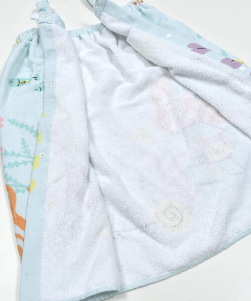 SLAP SLIP（スラップスリップ）の「恐竜人魚プリントラップタオル（スイムグッズ・キッズ・ブルー系その他/ネイビー・FREE）」の21枚目の写真