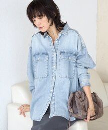 RIVE DROITE | MONN.:.(モン)/Lightビッグデニムシャツ(シャツ/ブラウス)