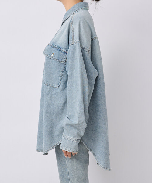 名品/リバイバル】【MONN.:.(モン)】Lightビッグデニムシャツ