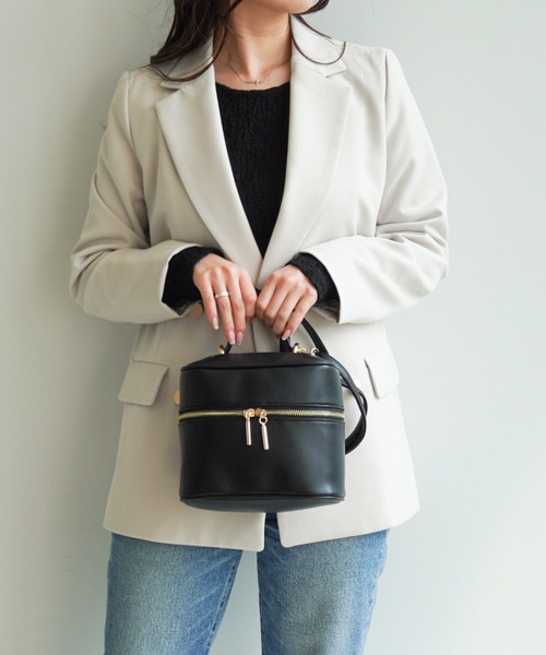 Jewelna Rose(ジュエルナローズ)の「JEWELNA by Jewelna Rose バニティショルダーバッグ 16204(ショルダーバッグ・レディース・ホワイト/ブラック/グレイッシュベージュ・FREE)」の7枚目の写真