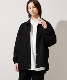 コーチ　デニムジャケット デニムコーチジャケット コーチジャケット」に該当するデニム