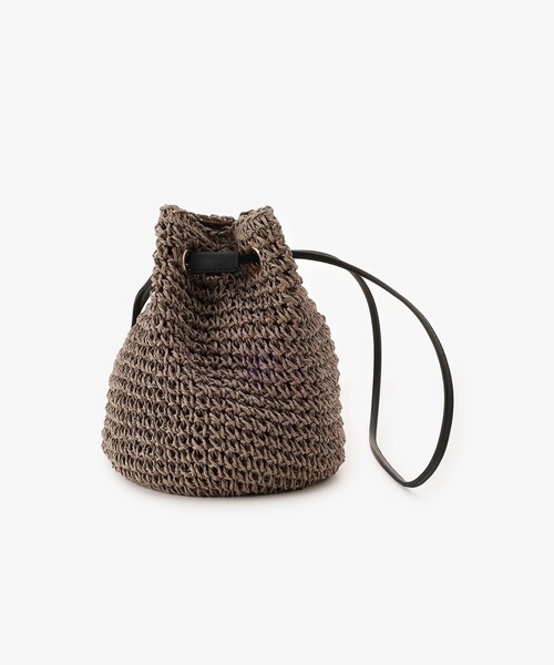 Afternoon Tea（アフタヌーンティー）の「タッセル付きショルダーバッグ（かごバッグ・レディース・ブラウン/ピンク/グレー・ONE SIZE）」の15枚目の写真