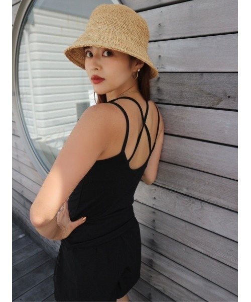 Rib Back Cross Camisole（キャミソール）｜TRUNC 88（トランクエイティーエイト）