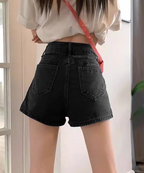 Miniministore（ミニミニストア）の「デニムスカパン キュロットスカート韓国風（デニムスカート・レディース・チャコールグレー/サックスブルー・S/M/L/XL）」の20枚目の写真