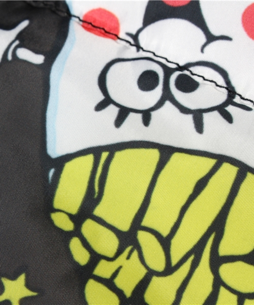 HYSTERIC MINI（ヒステリックミニ）の「HUNGRY MONSTER WORLD with U リバーシブル ジャケット（ダウンジャケット/コート・キッズ・レッド/ターコイズブルー/ブラック・120/100/110）」の8枚目の写真