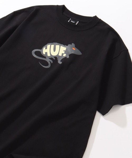 HUF(ハフ)の「【HUF/ハフ】MANS BEST FRIEND S/S TEE / マンズ ベストフレンド ショートスリーブTシャツ(Tシャツ/カットソー・メンズ・ホワイト/ブラック・S/M/L/XL)」の4枚目の写真