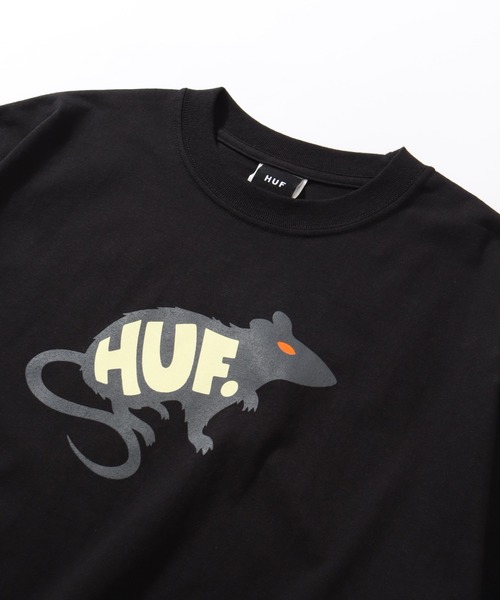 HUF(ハフ)の「【HUF/ハフ】MANS BEST FRIEND S/S TEE / マンズ ベストフレンド ショートスリーブTシャツ(Tシャツ/カットソー・メンズ・ホワイト/ブラック・S/M/L/XL)」の6枚目の写真