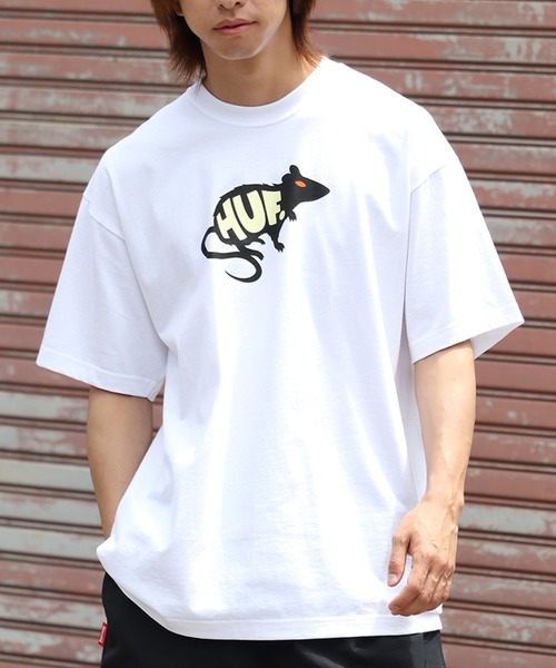HUF(ハフ)の「【HUF/ハフ】MANS BEST FRIEND S/S TEE / マンズ ベストフレンド ショートスリーブTシャツ(Tシャツ/カットソー・メンズ・ホワイト/ブラック・S/M/L/XL)」の11枚目の写真