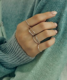 7PCS セット ツイスト ラインド リング