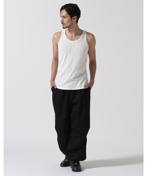 AVIREX（アヴィレックス）の「RANDOM RIB TANK TOP / ランダムリブ タンクトップ / AVIREX / アヴィレックス（タンクトップ・メンズ・ブラック/ホワイト/オリーブ系・XL/M/L）」の14枚目の写真