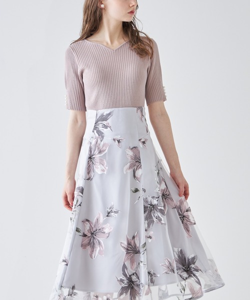 tocco closet(トッコ クローゼット)の「パール付きタックスリーブリブニットプルオーバー(ニット/セーター・レディース・ピンク系その他/ブラック/オフホワイト・M)」の16枚目の写真