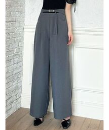 ウエストオープンワイドパンツ