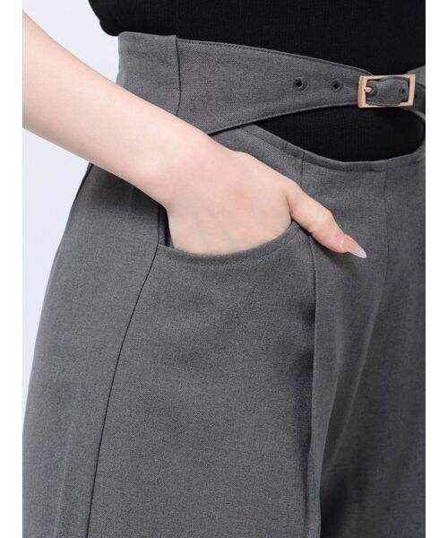 RESEXXY(リゼクシー)の「ウエストオープンワイドパンツ(その他パンツ・レディース・ブラウン/アイボリー/チャコールグレー・FREE)」の20枚目の写真
