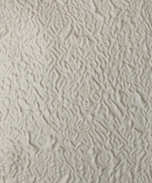 BONLECILL noir（ボンルシールノワール）の「【BONLECILL noir】2way膨れジャガードリボンペプラムブラウス＆テーパードパンツ セット（パンツドレス・レディース・オリーブ系/ホワイト系/ブラック・S-M/M-L）」の8枚目の写真