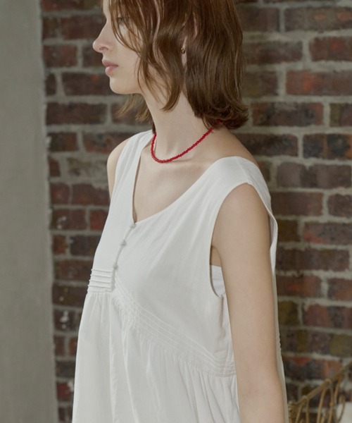 GIUNON（ジウノン）の「mini beads necklace / ミニビーズネックレス（ネックレス・レディース・レッド/ブラック・FREE）」の15枚目の写真