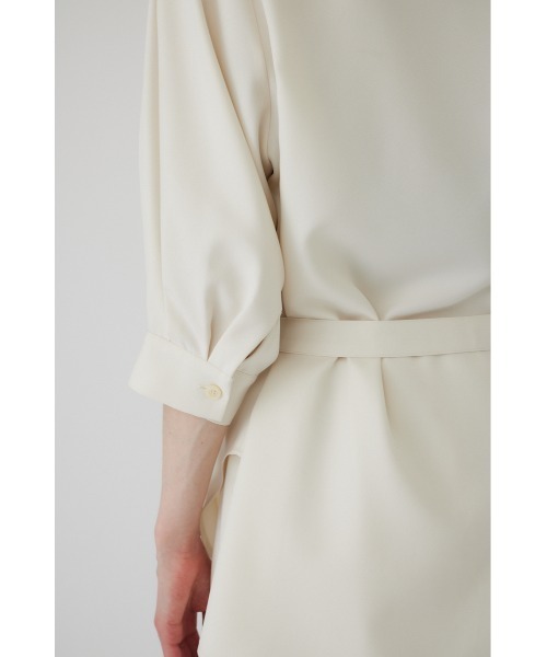 RIM.ARK◆24AW/Skipper collar SH/半袖シャツ/FREE/ポリエステル/460HAS30-0151 RIM.ARK（リムアーク）の「Skipper collar SH（シャツ/ブラウス
