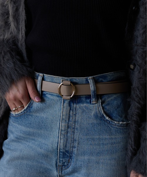 Lien Select（リエンセレクト）の「ノンホールレザーベルト 本革（ベルト・レディース・ベージュ/ブラウン系その他/ブラック×シルバー/ブラック×ゴールド/ブラウン系その他2/ブラウン系その他3/ブラウン系その他4/グレー系その他/ベージュ系その他/グレー系その他2/ベージュ系その他2/ブラック×ブラック/ブラウン系その他5/ブラウン系その他6/ブラック系その他2/ブラウン系1/ブラウン系2/ブラック系その他/ブラック系その他4/ベージュ系その他4/ブラック系その他3/ベージュ系その他3・FREE）」の21枚目の写真