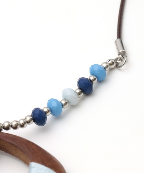 チチカカ（チチカカ）の「糸巻ウッドコードネックレス（ネックレス・レディース・パープル/グリーン/ブルー・FREE）」の15枚目の写真