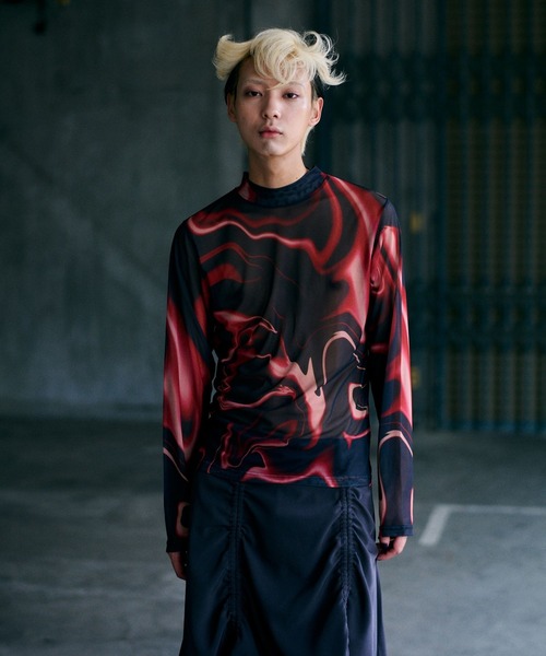 HARE（ハレ）の「【UNDERGROUND MODE】ガラシアータイトT(HARE)（Tシャツ/カットソー・メンズ・パープル/イエロー/レッド・FREE）」の9枚目の写真