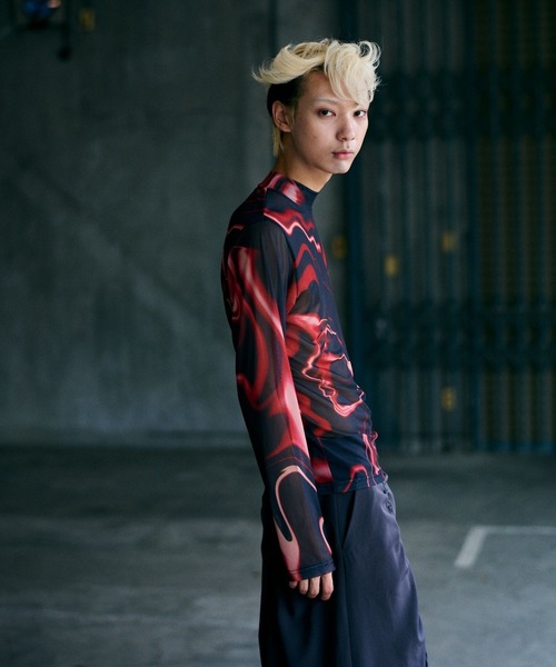 HARE（ハレ）の「【UNDERGROUND MODE】ガラシアータイトT(HARE)（Tシャツ/カットソー・メンズ・パープル/イエロー/レッド・FREE）」の12枚目の写真