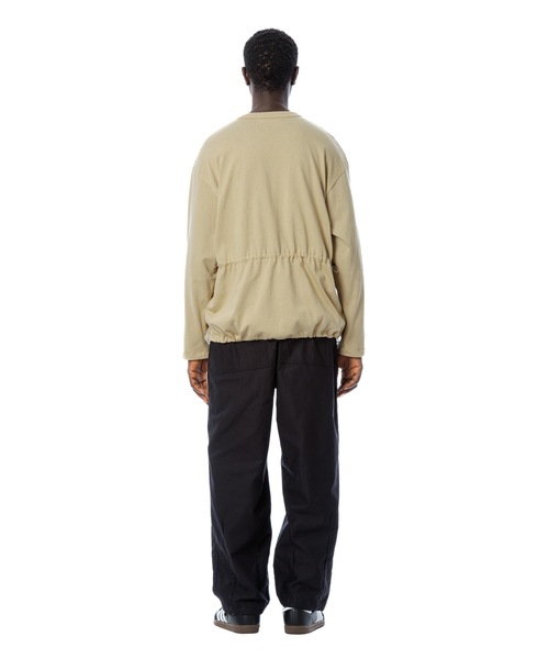 Sandinista(サンディニスタ)の「Elastic L-S Tee / ゴム紐入り長袖Tシャツ(Tシャツ/カットソー・メンズ・ベージュ系その他/ナチュラル/ブラック/チャコール・SMALL/LARGE/MEDIUM)」の12枚目の写真